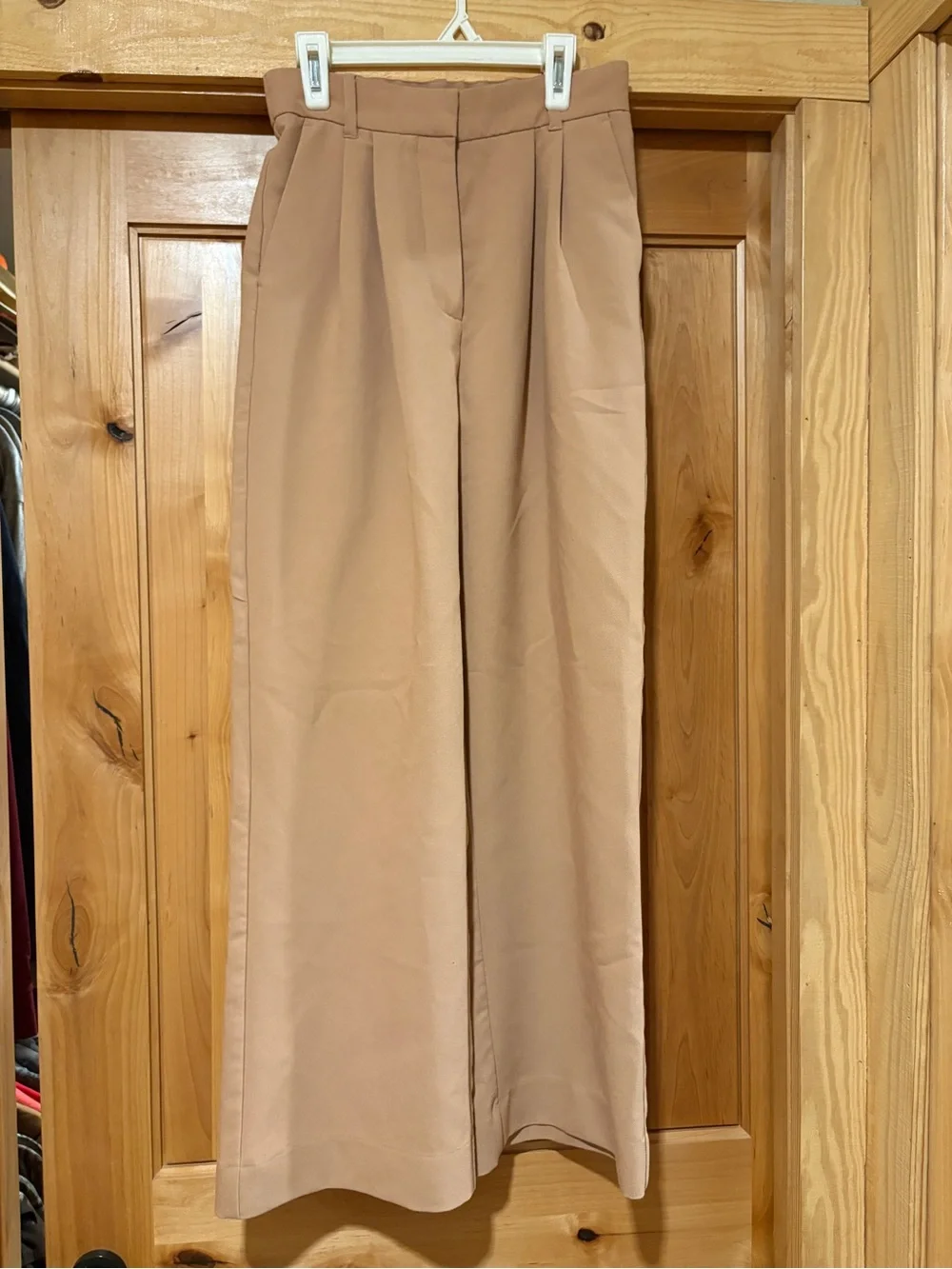 Abercrombie & Fitch Rust-Tan High Waist Trousers - Picture 1 of 3
